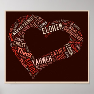 O deus é poster do amor