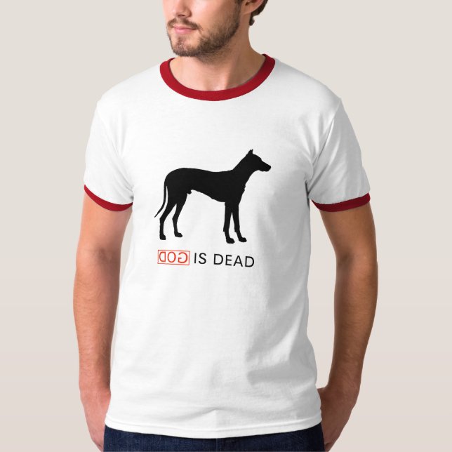 O deus é t-shirt inoperante (Frente)
