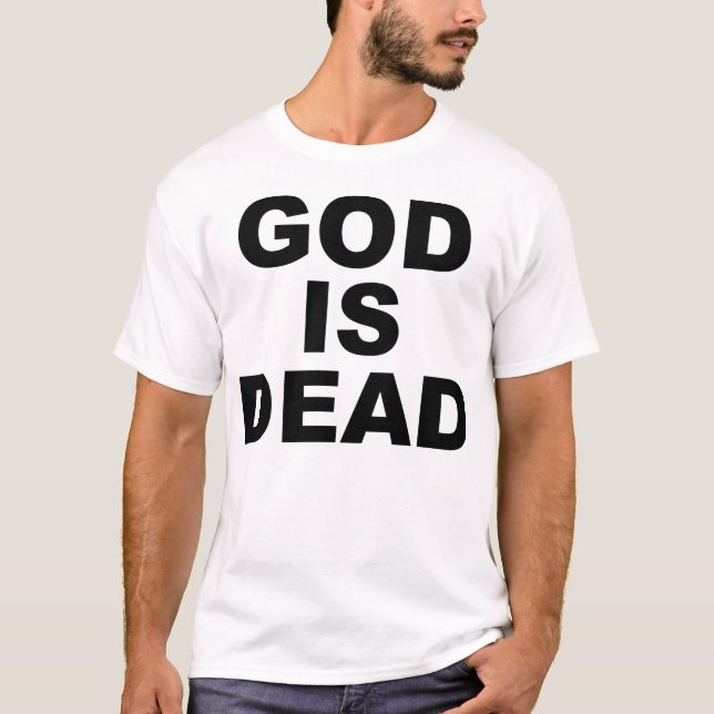 O DEUS É t-shirt INOPERANTE (Frente)
