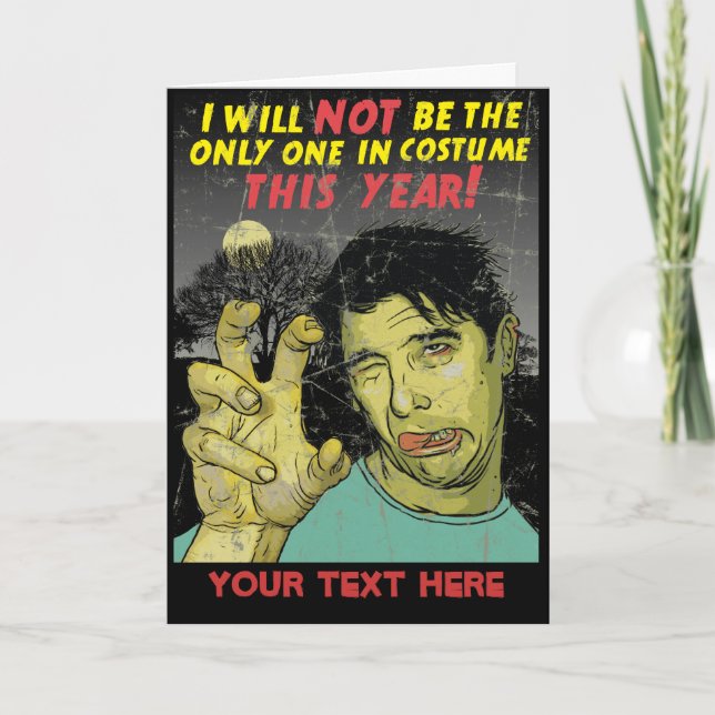 O Dia das Bruxas convida o modelo do cartão (Frente)