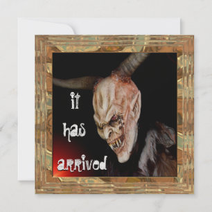 O Dia das Bruxas de Spooky Demon Chegou a Convite