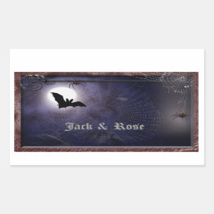 O Dia das Bruxas/modelo pequeno gótico da etiqueta