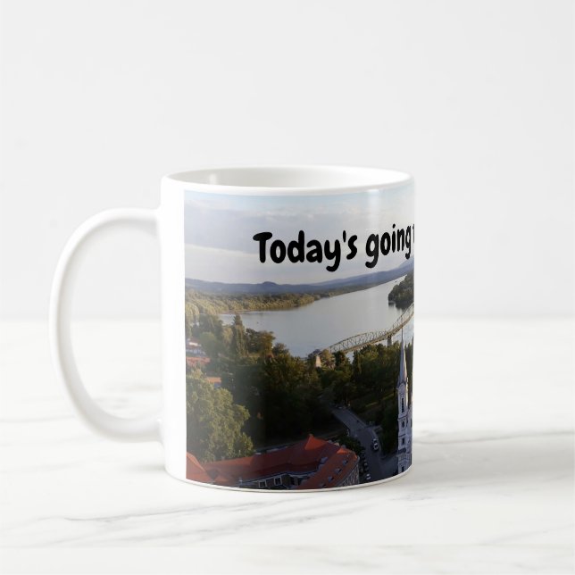 O dia de hoje vai ser ÓTIMO! Caneca de Café (Esquerda)