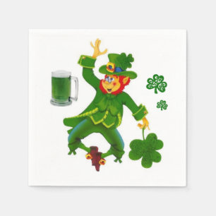 O dia de St Patrick dos guardanapo de papel