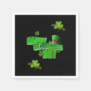 O dia de St Patrick dos guardanapo de papel