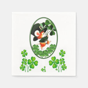 O dia de St Patrick dos guardanapo de papel