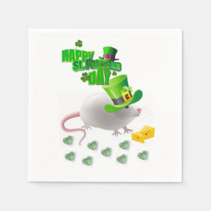 O dia de St Patrick dos guardanapo de papel
