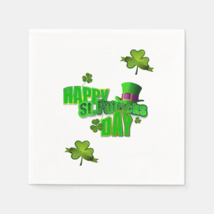 O dia de St Patrick dos guardanapo de papel