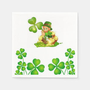 O dia de St Patrick dos guardanapo de papel