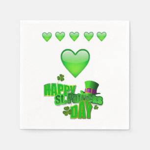 O dia de St Patrick dos guardanapo de papel