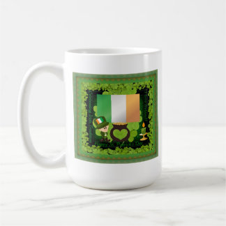 O dia de St Patrick eu amo a caneca de Ireland