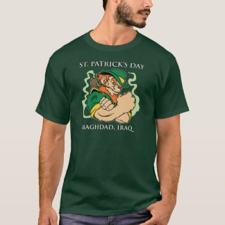 O dia de St Patrick - t-shirt de Bagdade, Iraque