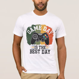 O Dia do Jogo é o Melhor Dia - Camisa de T para Ve