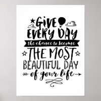 O Dia Mais Bonito da Sua Vida Cita Poster