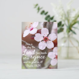 "O Dia Que O Senhor Fez..." Cartão Postal