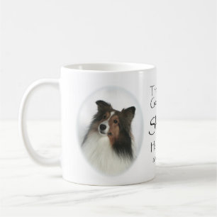 O dia Shelties era caneca criada