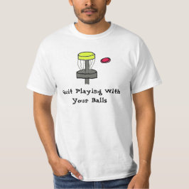 O #DiscGolf parou jogar com sua camisa das bolas