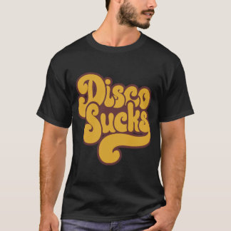 O disco suga t-shirt retros da música dos anos