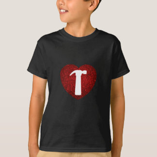 O disjuntor do coração brilhou o t-shirt