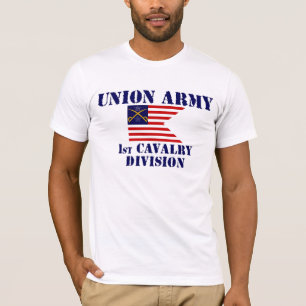 ø Divisão da cavalaria, t-shirt da guerra civil