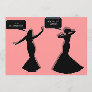 O divórcio são Convites Personalizados de Festa Fi