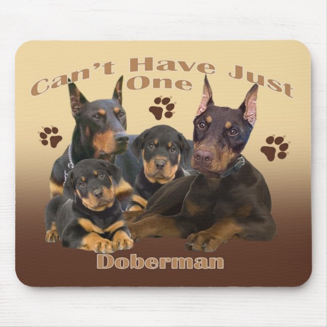 O Doberman não pode ter apenas um mousepad (Frente)