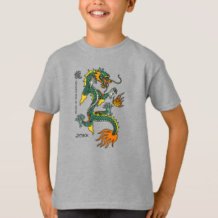 O dragão chinês caçoa t-shirt