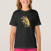 O dragão de respiração do fogo caçoa o t-shirt