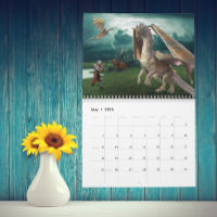 O Dragão Majestoso A Qualquer Ano, Calendário Fant