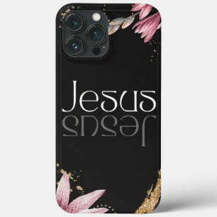 O Dublê Jesus fé cristão elegante floral
