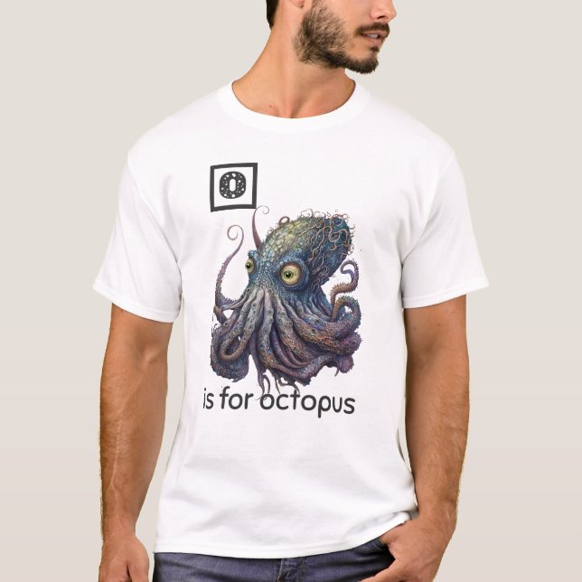 O é para Octopus T-Shirt (Frente)