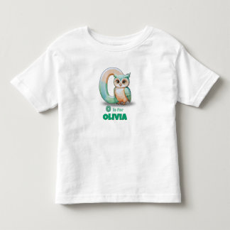 O é para Olívia - Camiseta Personalizada para Cria