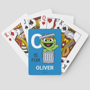 O é para Oscar, o Grouch Baralhos