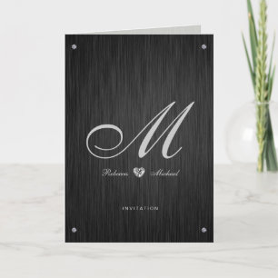 O Elegante Diamond Pensou Em Convites De Casamento