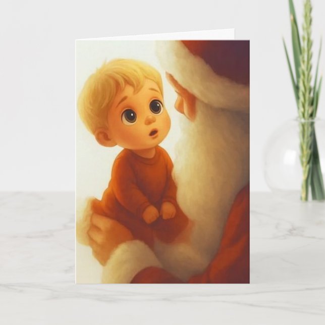 O Encanto do cartão de Natal (Frente)