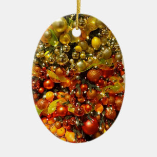 O Enfeites de natal Da Árvore De Citros Da Flórida