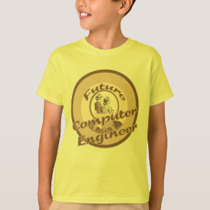 O engenheiro de computador futuro caçoa o t-shirt