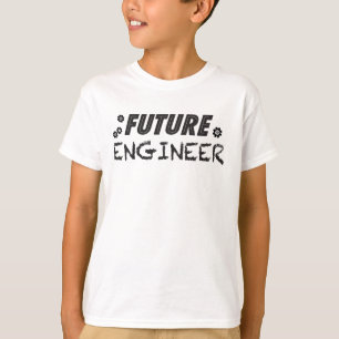 O engenheiro futuro caçoa o t-shirt