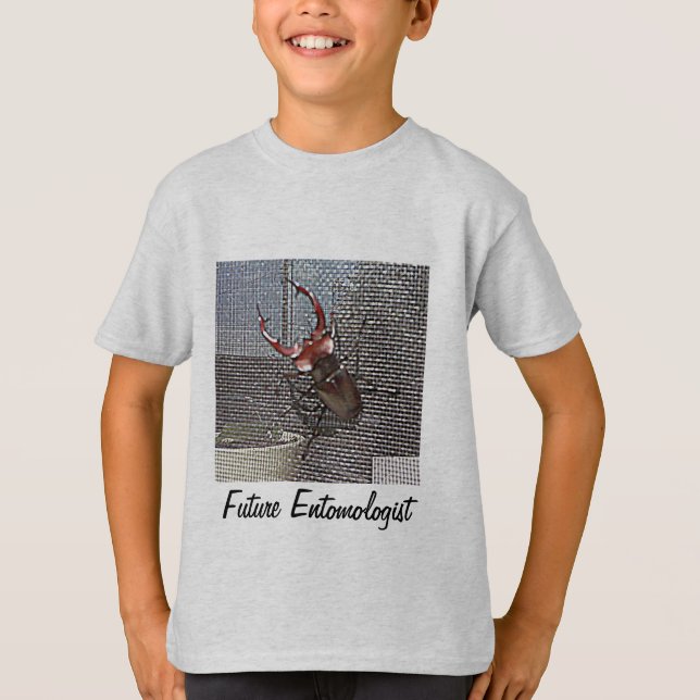 O entomologista futuro caçoa o t-shirt (Frente)