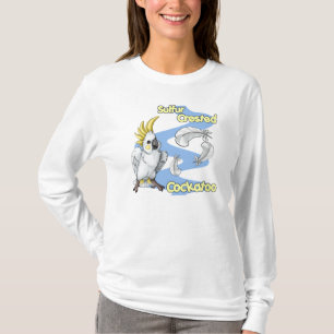 O enxofre de "Cutie" Crested o t-shirt do Cockatoo