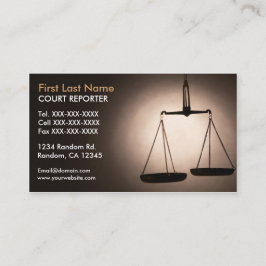 O equilíbrio escala cartões de visitas do repórter