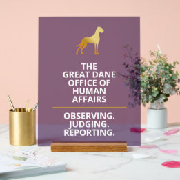 O Escritório de Assuntos Humanos do Great Dane