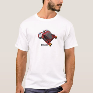 O espaço projeta o t-shirt - navio pequeno