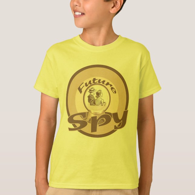 O espião futuro caçoa o t-shirt da ocupação (Frente)