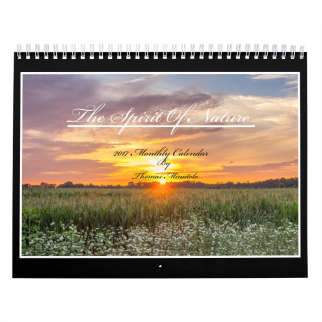 O espírito do calendário da natureza 2017 por Tom (Capa)