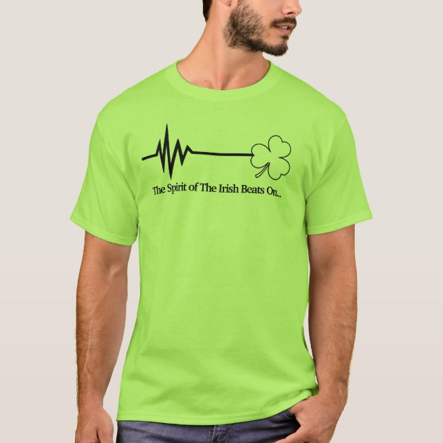O Espírito dos Irlandeses bate na camisa (Frente)