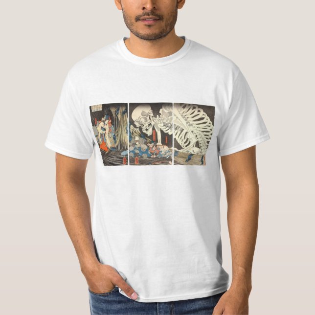 O esqueleto espectral chama o t-shirt (Frente)