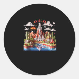 O Estado Da Arizona No Adesivo Usa1