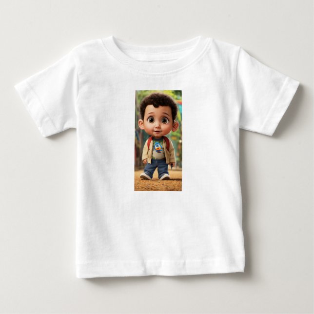O Estilo Do Bebê Começa Aqui - Camisetas De Crianç (Frente)