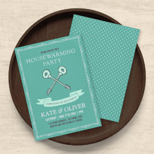 O estilo do vintage fecha o convite de festas do